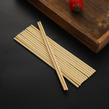 Μίας χρήσεως ξυλάκια μπαμπού για συσκευασία εστιατορίου take-out, ατομικά τυλιγμένα, υγιεινά, μη κατάλληλα για φούρνο μικροκυμάτων, βιοδιασπώμενα.