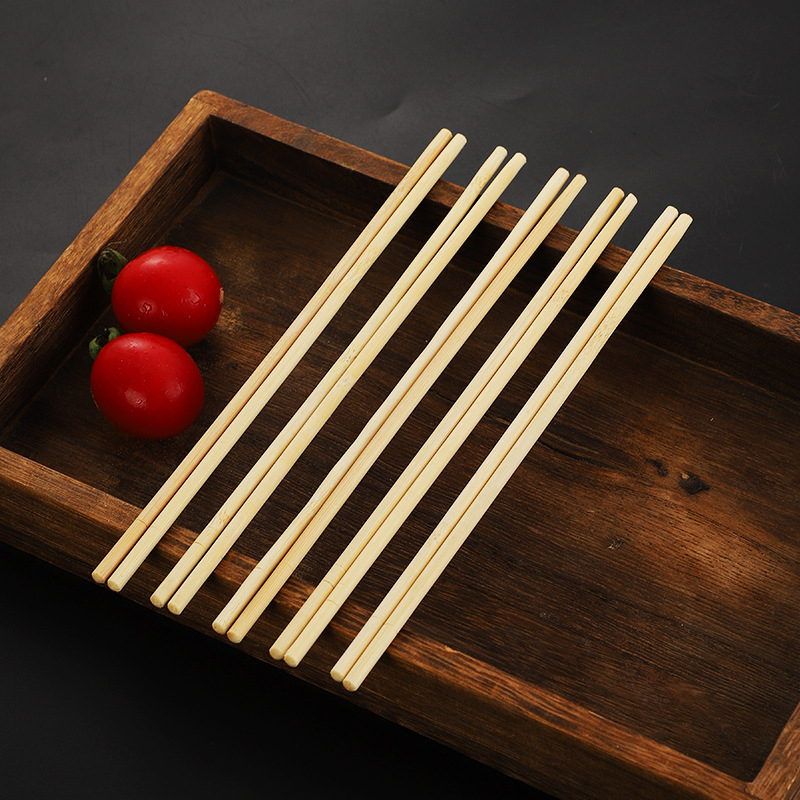 Μίας χρήσεως ξυλάκια μπαμπού για συσκευασία εστιατορίου take-out, ατομικά τυλιγμένα, υγιεινά, μη κατάλληλα για φούρνο μικροκυμάτων, βιοδιασπώμενα.