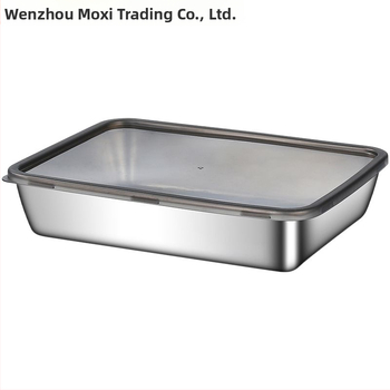 Kutija za knedle od 316‑nehrđajućeg čelika s poklopcem, kapacitet 3,1–4 L, sigurna za zamrzivač i hladnjak, neelektrična