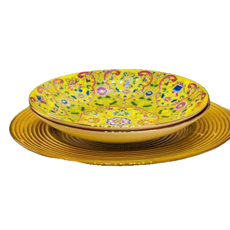 Костен порцеланов чиния за хранене – неравна форма, подглазурно багрене, микровълнова безопасна, над 45% костна пепел