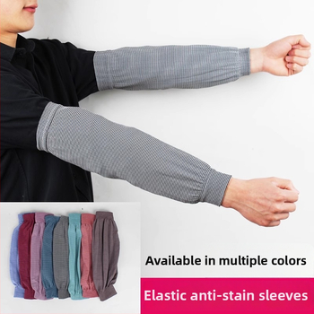 Good Care Pletené návleky na paže - dlhé, elastické, zosilnené, odolné voči prachu a priedušné pre prácu