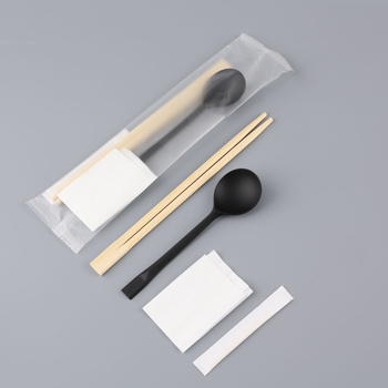 Σετ μιας χρήσης ξυλάκια και σετ αμερικανικών κουταλιών, μπαμπού για takeout, Jiayu μάρκα, προέλευση Zhejiang, υλικό μπαμπού, ασφαλές για φούρνο μικροκυμάτων, βιοδιασπάσιμο