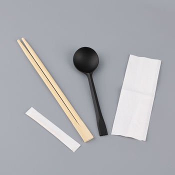 Σετ μιας χρήσης ξυλάκια και σετ αμερικανικών κουταλιών, μπαμπού για takeout, Jiayu μάρκα, προέλευση Zhejiang, υλικό μπαμπού, ασφαλές για φούρνο μικροκυμάτων, βιοδιασπάσιμο