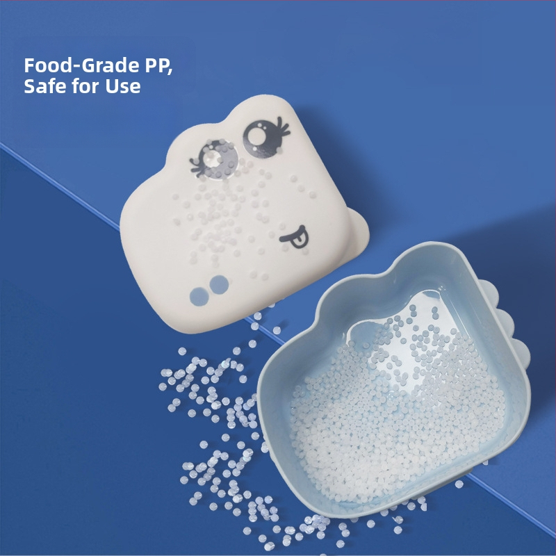 YUQI Set posuđa za bebe s trening žličicom — prijenosni set dječjeg posuđa, PP materijal, od 3 mjeseca, šifra proizvoda 8091