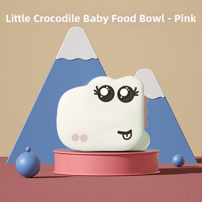 YUQI Set posuđa za bebe s trening žličicom — prijenosni set dječjeg posuđa, PP materijal, od 3 mjeseca, šifra proizvoda 8091