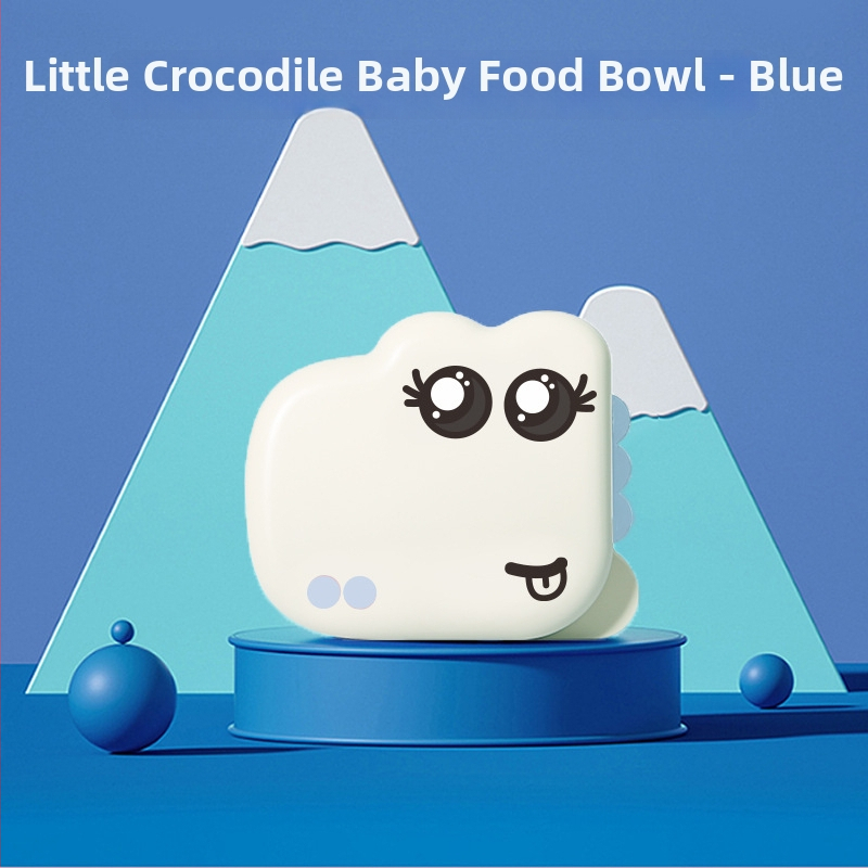 YUQI Set posuđa za bebe s trening žličicom — prijenosni set dječjeg posuđa, PP materijal, od 3 mjeseca, šifra proizvoda 8091