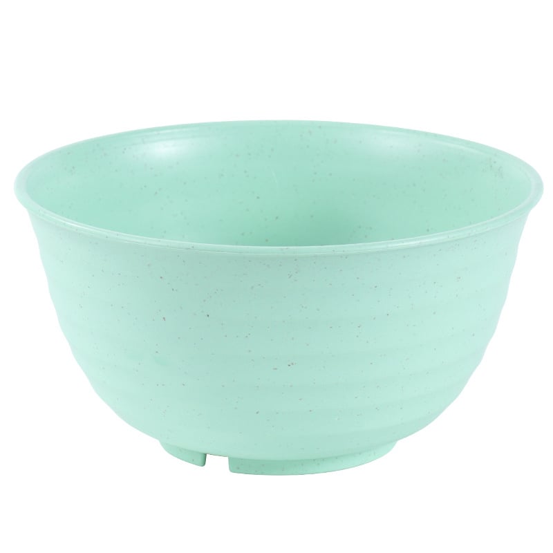 Plastična zdjela od pšenične slame, debela, otporna na pad, okrugla zdjela za juhu i ramen, promjer 17–18 cm, za kućnu upotrebu.