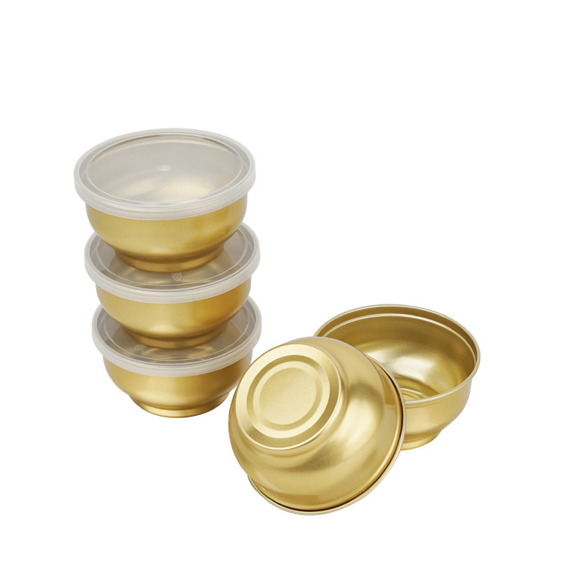 Mala zlatna zdjelica 250 ml – jednokratna posuda od aluminijske folije za Bird's Nest i Fish Maw