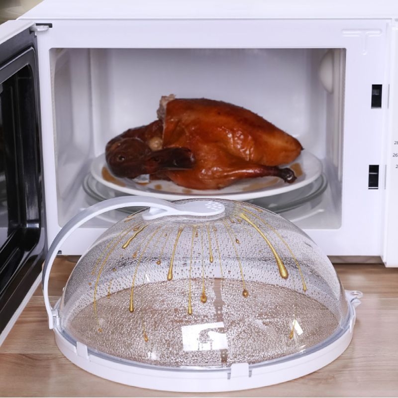 Poklop za zagrijavanje u mikrovalnoj pećnici, poklop protiv prskanja za posuđe, plastični materijal za hranu, otporan na visoke temperature, otporan na prašinu, pogodan za hladnjak, PP brtva