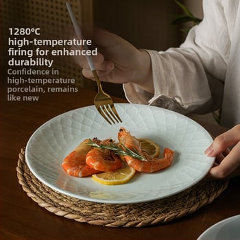 Songfa porcelan underglaze celadon pod glazurom set zdjela i tanjura za kućnu upotrebu, 2025 novi model, idealan za novi dom