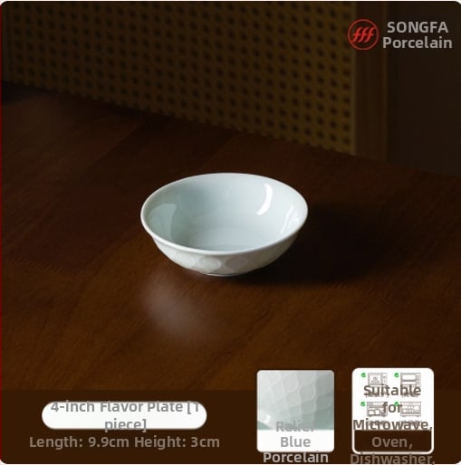 Songfa porcelan underglaze celadon pod glazurom set zdjela i tanjura za kućnu upotrebu, 2025 novi model, idealan za novi dom