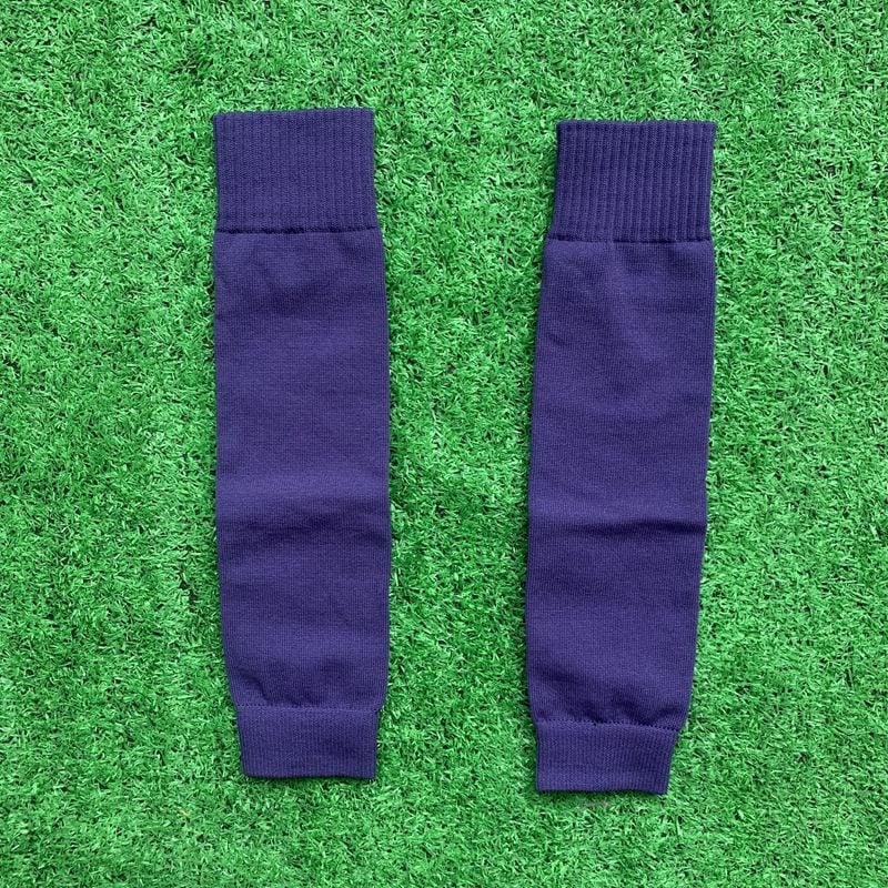 Футболни чорапи с протектор за подбедрица, полиестерно влакно, дължина до средната част на подбедрицата, защита на долната част на крака, лег гардове за тренировки и футбол