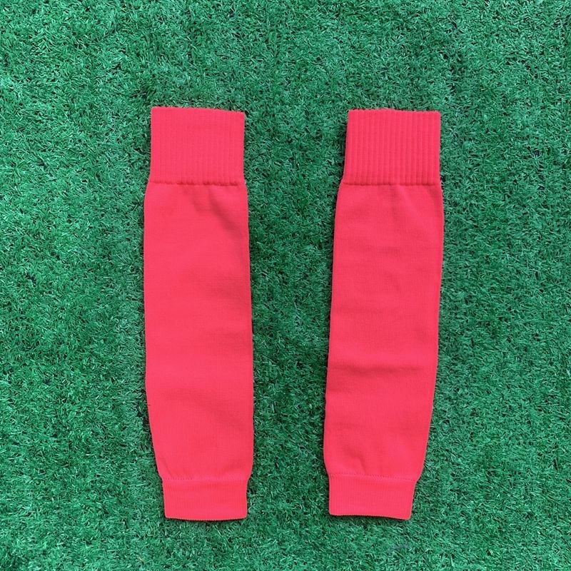 Футболни чорапи с протектор за подбедрица, полиестерно влакно, дължина до средната част на подбедрицата, защита на долната част на крака, лег гардове за тренировки и футбол