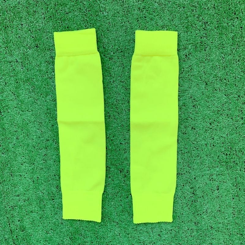 Футболни чорапи с протектор за подбедрица, полиестерно влакно, дължина до средната част на подбедрицата, защита на долната част на крака, лег гардове за тренировки и футбол