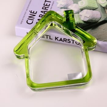 Стъклен поднос за плодове Flevents, прост стил, първо качество