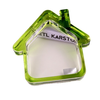 Стъклен поднос за плодове Flevents, прост стил, първо качество