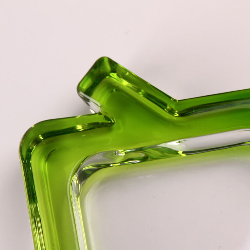 Стъклен поднос за плодове Flevents, прост стил, първо качество