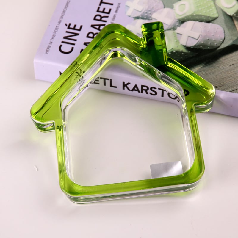 Стъклен поднос за плодове Flevents, прост стил, първо качество