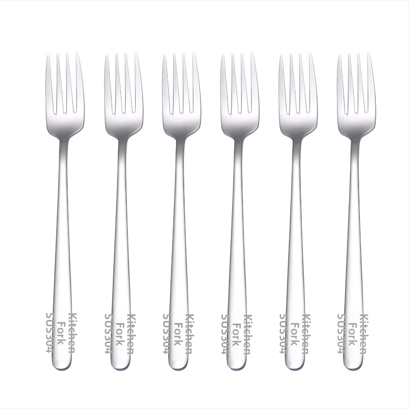 Vidlička na ovocie, 304 nerezová oceľ, západný štýl, lesklá povrchová úprava, značka Cugf/Chef Guifei