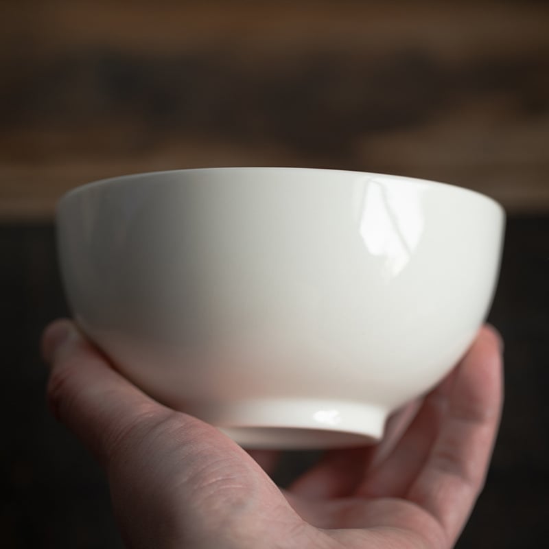 Porcelanska zdjela za rižu i juhu, okruglog oblika, sigurna za mikrovalnu pećnicu, jednofarban dizajn, modern minimalistički stil