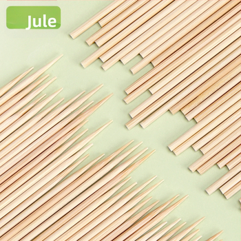 Bambusové špízky na ovocie v krabičke, Bamboo Jule, jednobarevné, pre dospelých