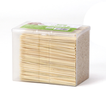 Scobitori din bambus pentru fructe, set ambalat în cutie, Bamboo Jule, culoare solidă, pentru adulți