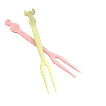 Furculiță de fructe de unică folosință din plastic - stil simplu pentru copii (Brand: Cleaning energy; Categorie: furculiță de fructe; Material: plastic; Destinație: copii; Stil: simplu)