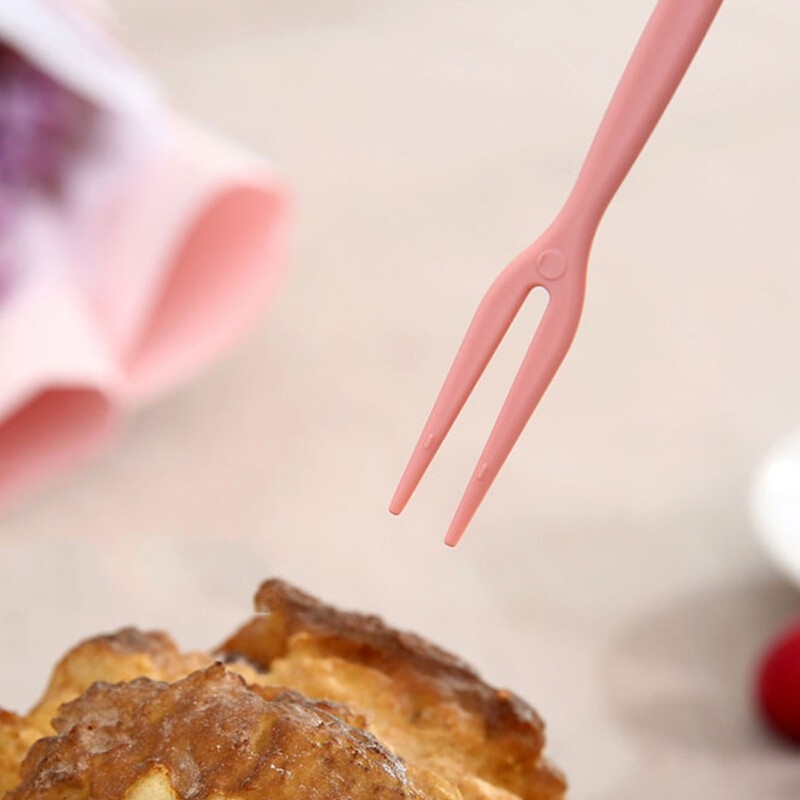 Furculiță de fructe de unică folosință din plastic - stil simplu pentru copii (Brand: Cleaning energy; Categorie: furculiță de fructe; Material: plastic; Destinație: copii; Stil: simplu)