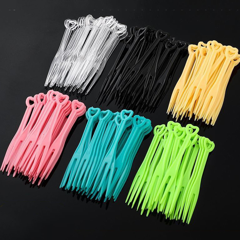 Furculiță de fructe din plastic – Five Excellent Families, Stil chinezesc nou