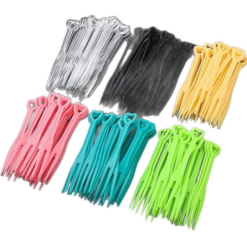 Furculiță de fructe din plastic – Five Excellent Families, Stil chinezesc nou