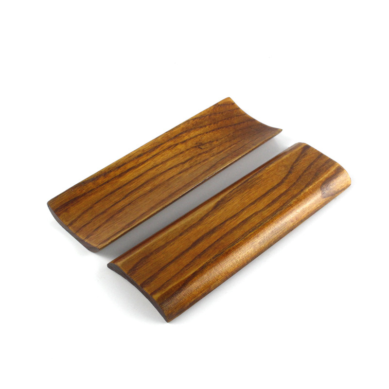 Дървен държач за салфетки и кърпи, държач за хартиени кърпи и подложка за чинии, японски стил, квадратен, едноцветен дизайн, с отпечатано лого