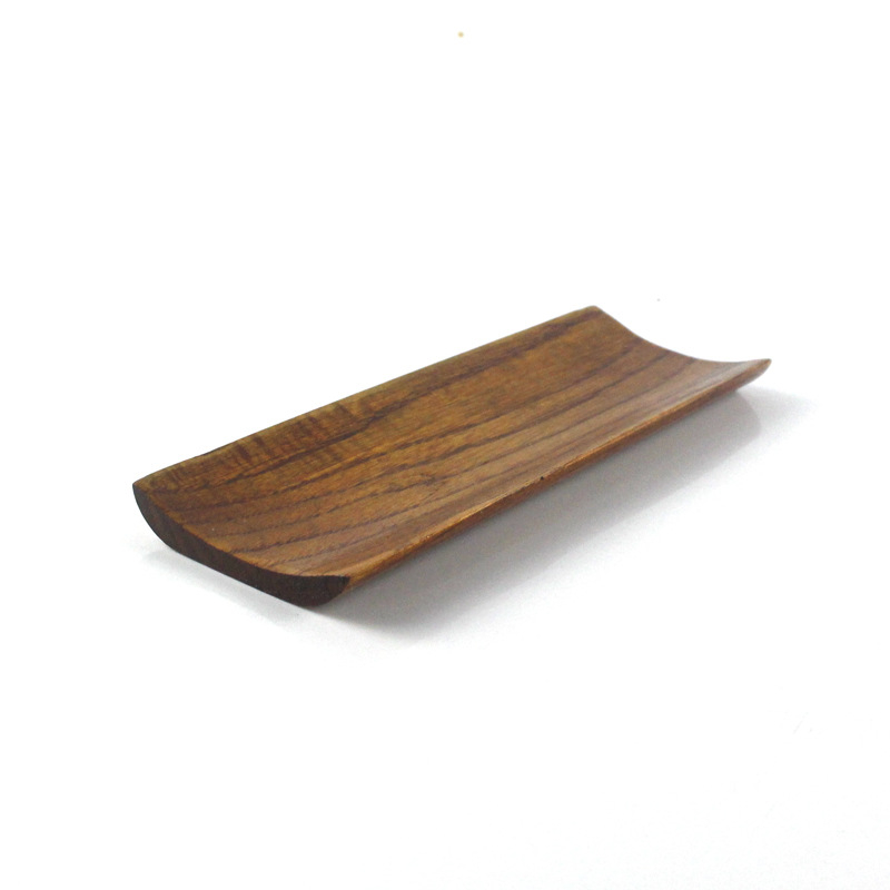 Дървен държач за салфетки и кърпи, държач за хартиени кърпи и подложка за чинии, японски стил, квадратен, едноцветен дизайн, с отпечатано лого