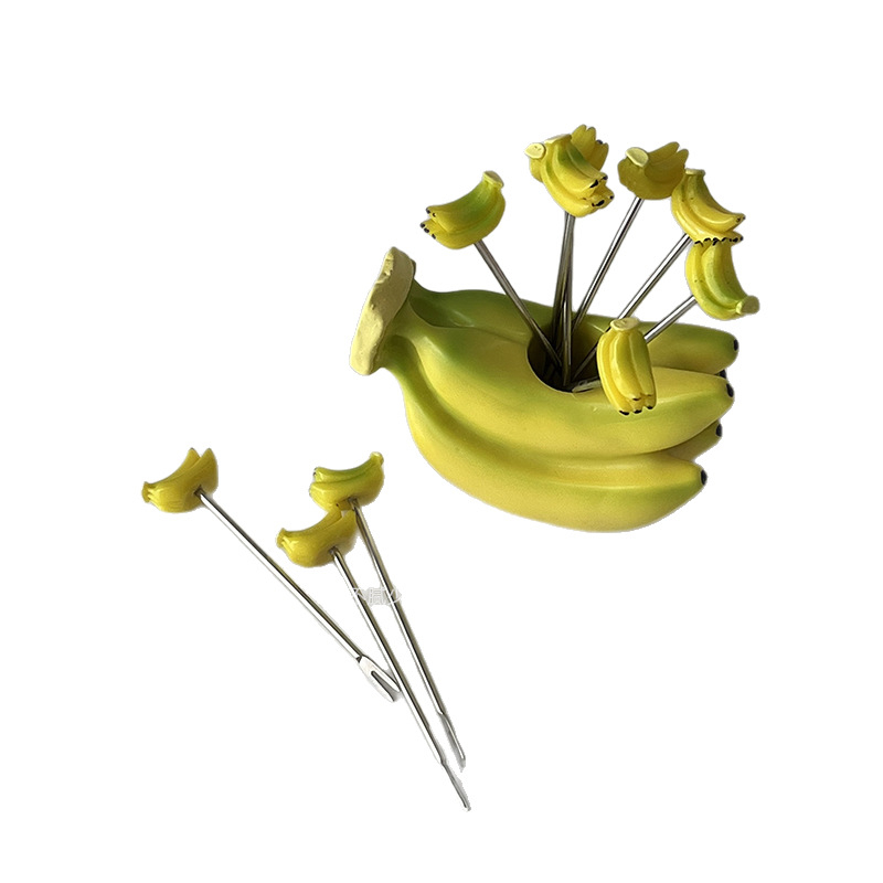 Set vilica za voće od nehrđajućeg čelika, Ins stil, svježi i sladak dizajn