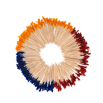 Furculiță de fructe din bambus cu logo imprimat, Brand Two, pentru copii, fotografie reală