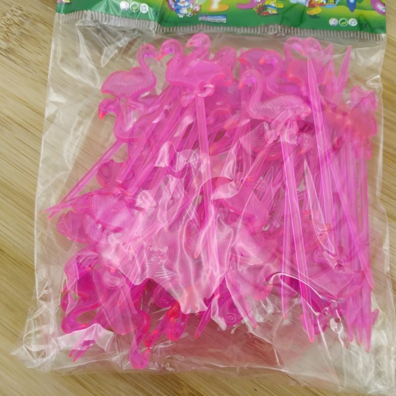 Furculiță de fructe în formă de pasăre (Material: Plastic; Stil: Western; Categorie produs: Furculiță de fructe; Etichetă privată licențiată: Da)