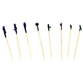 Еднократни дървени шишчета за възрастни, нов китайски стил, гладък заоблен край, подходящи за коктейли и плодове