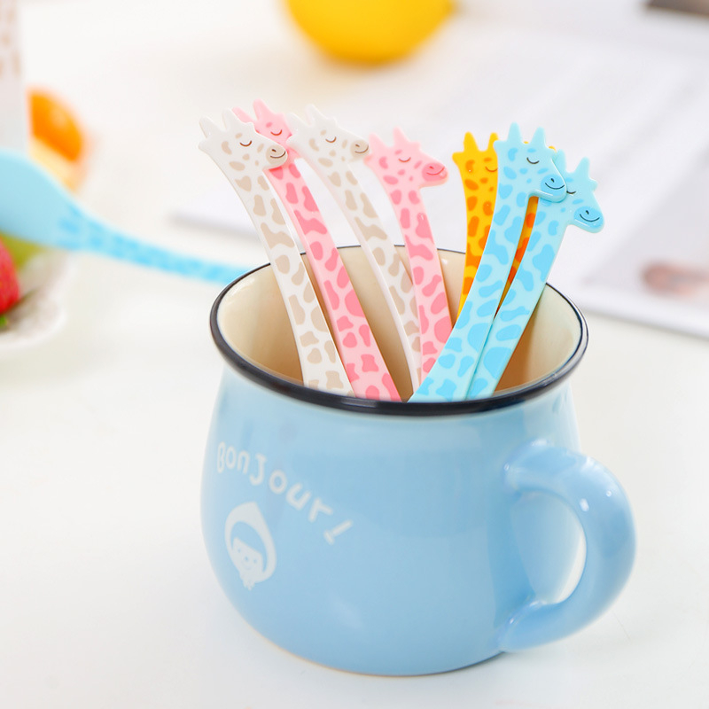 Комплект плодови вилици с карикатурен дизайн за деца, пластмасови, марка Anya