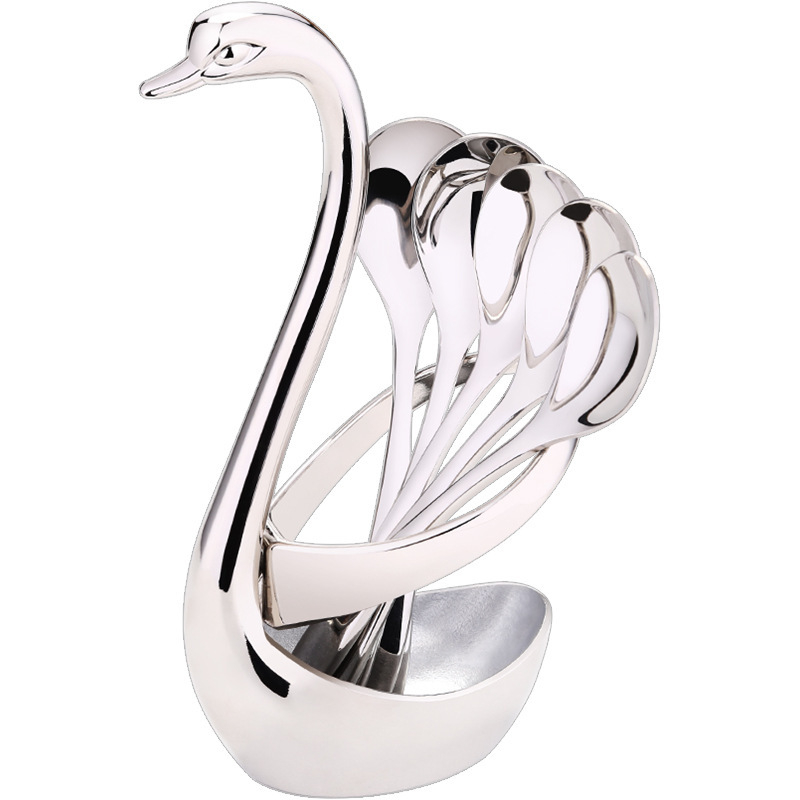 SSGP набор от неръждаеми плодови вилици – европейски стил, мотив Cygnus, за възрастни