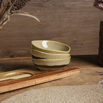 Керамична кръгла чиния – ретро стил, подходяща за микровълнова печка, за хотели и ресторанти, от Kakel