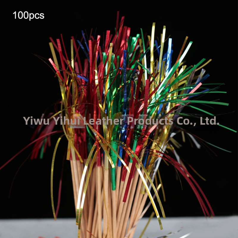 Дървена декоративна табелка за плодове с ресни, едноцветен дизайн, прост стил