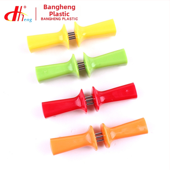 DHENG Ovocná vidlička s PP rukoväťou a nehrdzavejúcimi hrotmi — vonkajšie grilovanie, model DH-D10