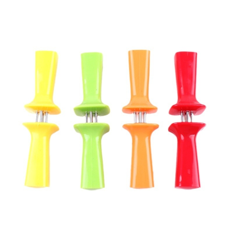 DHENG Вилка за плодове с PP дръжка и неръждаем връх — за открито барбекю, модел DH-D10