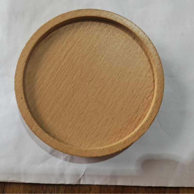 Δίσκος για τσάι από μαύρη καρυδιά – Αντιολισθητικό και μονωτικό υπόστρωμα για γραφείο ή τραπεζάκι καφέ, κυκλικό/τετράγωνο/ακανόνιστο σχήμα, premium μοντέρνος σχεδιασμός