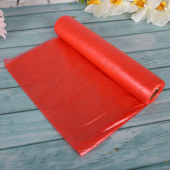 Egyszer használatos HDPE műanyag asztalterítő, négyzet alakú, 0.5 silk vastagság, logó nélkül