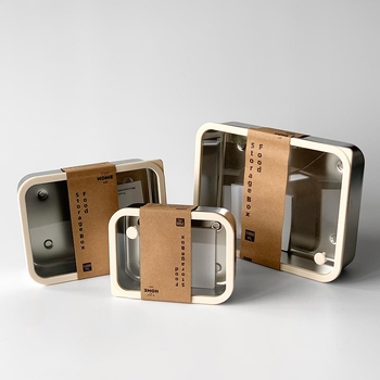 Ebédes doboz matt üvegből, téglalap alakú, egyrétegű, mikrohullámú sütőhöz kompatibilis