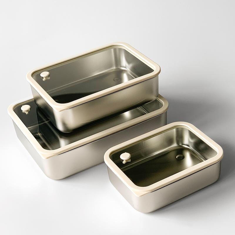 Ebédes doboz matt üvegből, téglalap alakú, egyrétegű, mikrohullámú sütőhöz kompatibilis