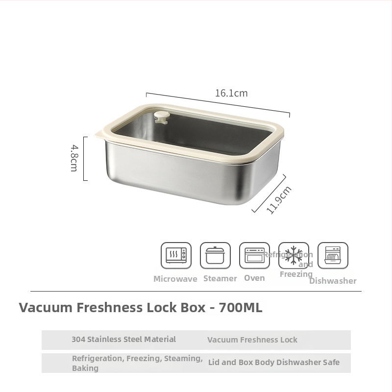 Ebédes doboz matt üvegből, téglalap alakú, egyrétegű, mikrohullámú sütőhöz kompatibilis