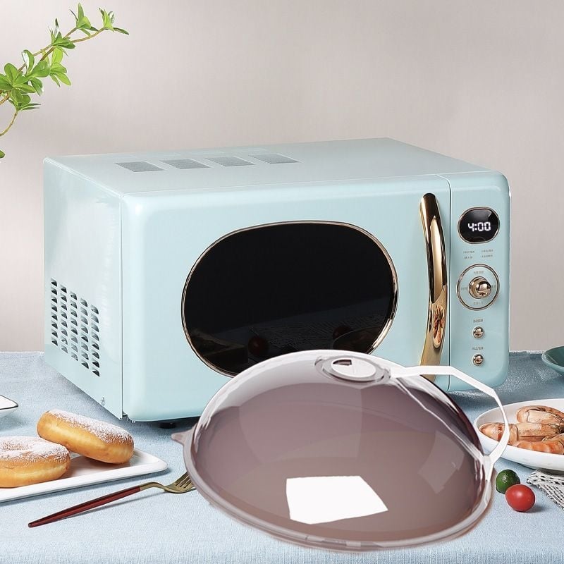 Mikrohullámú sütő fedél, Fröccsenés elleni, Hőálló, Élelmiszer-biztonságos, Frissen tartja az ételeket