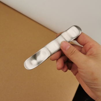 Desertna žlica s voćnom vilicom i žlica za sladoled, valoviti dizajn, nehrđajući čelik 304/18/10, kratka drška