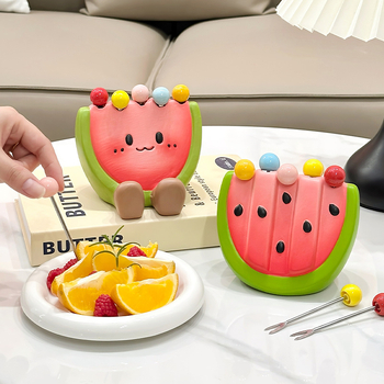 Комплект керамични плодови вилици за възрастни - прост стил